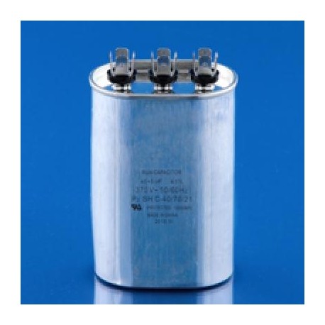 CAPACITOR AIRE ACONDICIONADO 45 Y 5 MFD 370V OVALADO