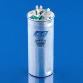 CAPACITOR AIRE ACONDICIONADO 45 Y 6 MFD 440V REDONDO