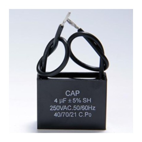 CAPACITOR VENTILADOR 4 MFD 250 V